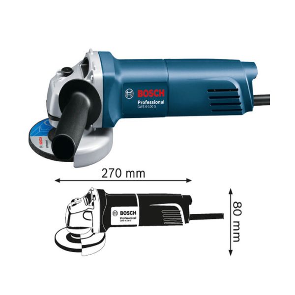 Máy mài góc 710W công tắc đuôi BOSCH GWS 6-100 S, 060137508M