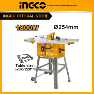 Máy cưa bàn INGCO TS180028 1800W, đĩa 254mm - Đồ nghề, dụng cụ cầm tay, máy móc thiết bị INGCO chính hãng, giá tốt - hình ảnh