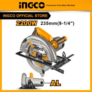 Máy cưa đĩa tròn 2200W INGCO CS2358 kèm lưỡi TCT 235mm 60T - Đồ nghề, dụng cụ cầm tay, máy móc thiết bị INGCO chính hãng, giá tốt