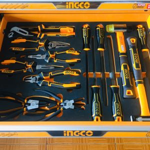 Tủ đựng đồ nghề 7 ngăn có bánh xe 328 chi tiết INGCO HTCS273281 sửa xe máy, xe ô tô bảo trì cho thợ, kỹ thuật - Đồ nghề, dụng