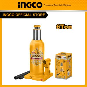 Con đội thủy lực 6 tấn INGCO HBJ602 có van an toàn - Đồ nghề, dụng cụ cầm tay, máy móc thiết bị INGCO chính hãng, giá tốt - h