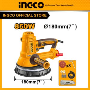 Máy chà nhám tường INGCO DWS10508 850W - Đồ nghề, dụng cụ cầm tay, máy móc thiết bị INGCO chính hãng, giá tốt - hình ảnh sản
