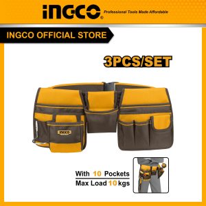 Túi đeo đựng dụng cụ kiểu ngang INGCO HTBP020328 - Đồ nghề, dụng cụ cầm tay, máy móc thiết bị INGCO chính hãng, giá tốt - hìn