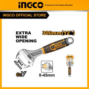 Mỏ lết 300mm INGCO HADW131128 mở rộng 0-45mm - Đồ nghề, dụng cụ cầm tay, máy móc thiết bị INGCO chính hãng, giá tốt - hình ản