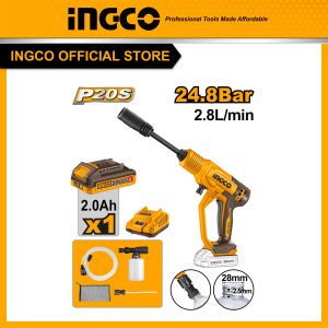 Máy rửa xe dùng pin INGCO CPWLI20362 chính hãng - Đồ nghề, dụng cụ cầm tay, máy móc thiết bị INGCO chính hãng, giá tốt - hình