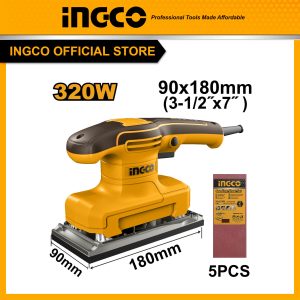Máy chà nhám chữ nhật 320W kích thước 180x90mm INGCO FS3216 - Đồ nghề, dụng cụ cầm tay, máy móc thiết bị INGCO chính hãng, gi