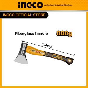 Búa rìu 800g dài 390mm thép rèn chắc chắn INGCO HAX081800 - Đồ nghề, dụng cụ cầm tay, máy móc thiết bị INGCO chính hãng, giá