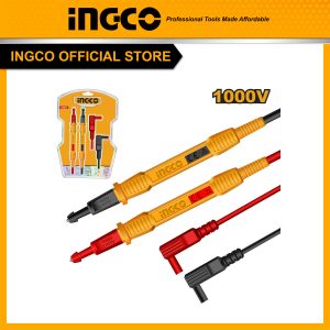 Bộ dây đo đồng hồ vạn năng 1000V INGCO HTL31001 dài 100cm - Đồ nghề, dụng cụ cầm tay, máy móc thiết bị INGCO chính hãng, giá