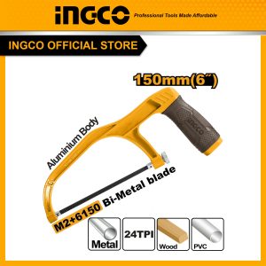 Cưa mini cầm tay 6 inch INGCO MHHF1503 cắt sắt gỗ nhựa 24TPI - Đồ nghề, dụng cụ cầm tay, máy móc thiết bị INGCO chính hãng, g