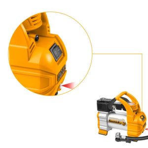 Dụng cụ bơm lốp xe ô tô nguồn DC 12V INGCO AAC1408 - góc nhìn 2