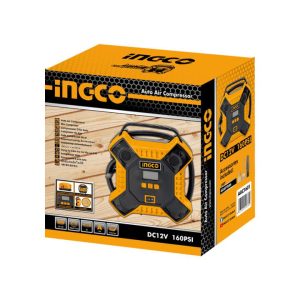 Dụng cụ bơm lốp xe ô tô nguồn DC 12V INGCO AAC1601 - góc nhìn 2