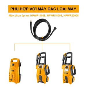 Dây xịt áp lực máy rửa xe dài 5m INGCO AHPH5028 - Đồ nghề, dụng cụ cầm tay, máy móc thiết bị INGCO chính hãng, giá tốt - góc