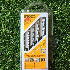 Bộ 5 mũi khoan bê tông đuôi trơn INGCO AKDB3055 - Đồ nghề, dụng cụ cầm tay, máy móc thiết bị INGCO chính hãng, giá tốt - hình