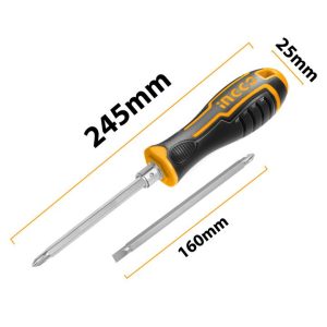 Tua vít 2 đầu 6.35*160mm INGCO AKISD0201 - hình ảnh sản phẩm