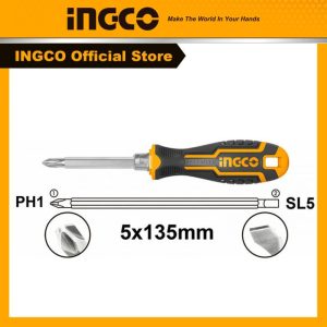 Tua vít 2 đầu 5*135mm INGCO AKISD0203 - hình ảnh sản phẩm