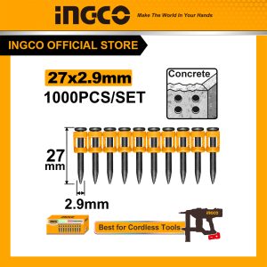 Băng đinh bê tông 27mm INGCO ANA02271 dùng cho máy bắn đinh pin - Đồ nghề, dụng cụ cầm tay, máy móc thiết bị INGCO chính hãng