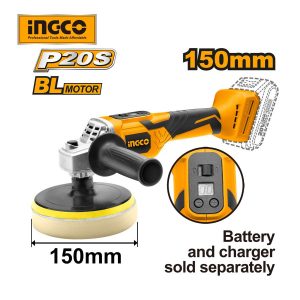 Máy đánh bóng dùng pin 20V motor không chổi than INGCO APLI2001 - Đồ nghề, dụng cụ cầm tay, máy móc thiết bị INGCO chính hãng