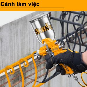 Súng phun sơn khí nén giá rẻ Ingco ASG4042 - Đồ nghề, dụng cụ cầm tay, máy móc thiết bị INGCO chính hãng, giá tốt - góc nhìn