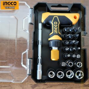 Bộ 18 tua vít tay cầm chữ T Ingco HKSDB0188 - Đồ nghề, dụng cụ cầm tay, máy móc thiết bị INGCO chính hãng, giá tốt - hình ảnh