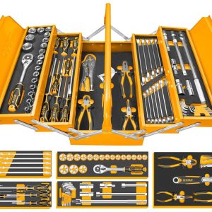 Bộ 59 công cụ trong hộp săt HTCS15591 - Đồ nghề, dụng cụ cầm tay, máy móc thiết bị INGCO chính hãng, giá tốt - góc nhìn 2