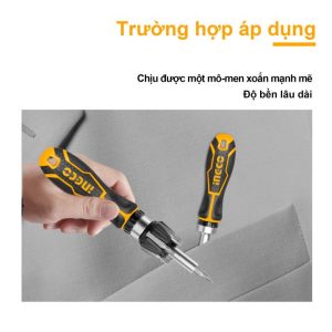 Bộ 8 tua vít Ingco AKISD0808 - Đồ nghề, dụng cụ cầm tay, máy móc thiết bị INGCO chính hãng, giá tốt - góc nhìn 4