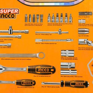 Bộ 82 đầu tuýp 1/4 inch & 1/2 inch INGCO HKTS42802 - Đồ nghề, dụng cụ cầm tay, máy móc thiết bị INGCO chính hãng, giá tốt - g