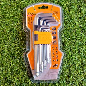 Bộ 9 chìa lục giác đầu tròn INGCO HHK12091 - hình ảnh sản phẩm