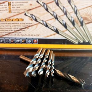 Combo 6 mũi khoan kim loại, gỗ, nhựa cho DIY, gia đình INGCO CBDBT36 size 3mm, 4mm, 4,5mm, 5.0mm, 5.5mm, 6.0mm - Đồ nghề, dụn