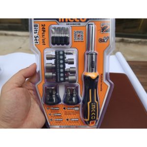 Bộ tua vít 24 món Ingco HKSDB0248 - Đồ nghề, dụng cụ cầm tay, máy móc thiết bị INGCO chính hãng, giá tốt - góc nhìn 3