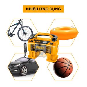 Dụng cụ bơm lốp xe dùng pin 20V INGCO CACLI2002 - Đồ nghề, dụng cụ cầm tay, máy móc thiết bị INGCO chính hãng, giá tốt - góc