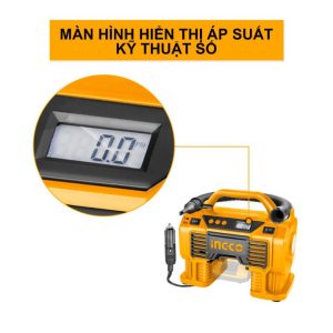 Dụng cụ bơm lốp xe dùng pin 20V INGCO CACLI2002 - Đồ nghề, dụng cụ cầm tay, máy móc thiết bị INGCO chính hãng, giá tốt - góc