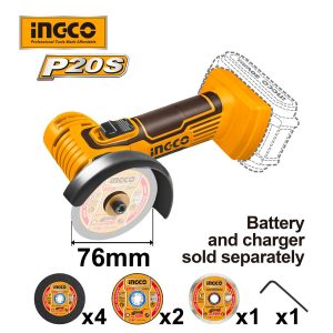Máy cắt đa năng cầm tay pin 20V (chưa bao gồm pin và sạc) INGCO CAGLI7601 - hình ảnh sản phẩm