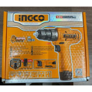Máy khoan pin dùng pin 12V INGCO CDLI12428 - Đồ nghề, dụng cụ cầm tay, máy móc thiết bị INGCO chính hãng, giá tốt - góc nhìn