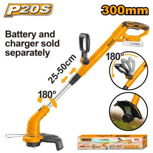 Máy cắt cỏ dùng pin 20V Ingco CGTLI20018 (body chưa kèm pin sạc) - Đồ nghề, dụng cụ cầm tay, máy móc thiết bị INGCO chính hãn