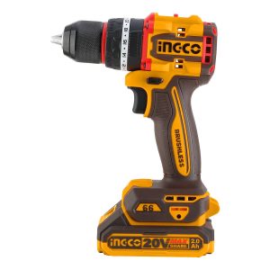 Máy khoan búa pin 20V ba chức năng có búa motor không chổi than, lực siết 66Nm INGCO CIDLI20668 - Đồ nghề, dụng cụ cầm tay, m