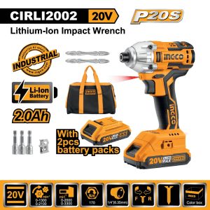 Máy vặn vít dùng pin 20V ingco CIRLI2002 170Nm - Đồ nghề, dụng cụ cầm tay, máy móc thiết bị INGCO chính hãng, giá tốt - hình