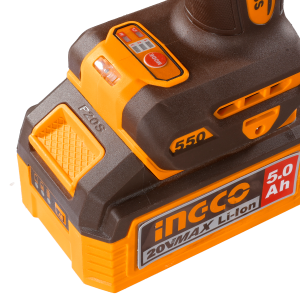 Máy siết bulong pin INGCO CIWLI2055 (20V, không chổi than, 550Nm, kèm 2 Pin 4Ah, sạc) - Đồ nghề, dụng cụ cầm tay, máy móc thi