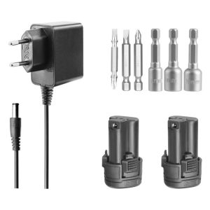 Bộ combo 3 sản phẩm gồm máy khoan pin, máy siết vít, đèn pin sử dụng pin 12V INGCO CKLI1203 - Đồ nghề, dụng cụ cầm tay, máy m