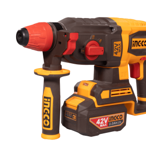 Máy khoan bê tông pin 3 chức năng không chổi than 42V max INGCO CRHLI422682 - Đồ nghề, dụng cụ cầm tay, máy móc thiết bị INGC