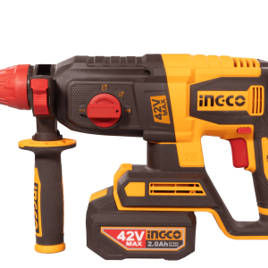 Máy khoan bê tông pin 3 chức năng không chổi than 42V max INGCO CRHLI422682 - Đồ nghề, dụng cụ cầm tay, máy móc thiết bị INGC