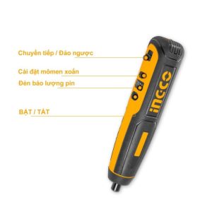 Máy siết vít dùng pin 4V sạc pin bằng cáp type C INGCO CSDLI0406 - Đồ nghề, dụng cụ cầm tay, máy móc thiết bị INGCO chính hãn