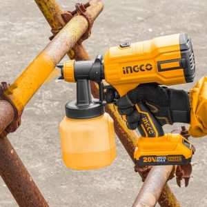 Máy phun sơn pin 20V INGCO CSGLI2003 (thân máy chưa kèm pin và sạc) - Đồ nghề, dụng cụ cầm tay, máy móc thiết bị INGCO chính