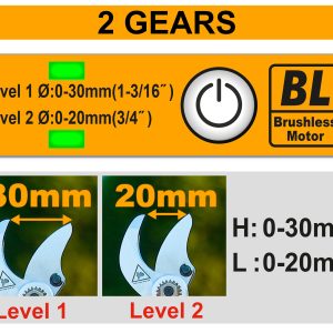 Thân máy cắt cành pin 20V không chổi than INGCO CSSLI20308 (chưa kèm pin sạc) - Đồ nghề, dụng cụ cầm tay, máy móc thiết bị IN
