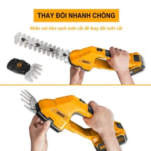 Máy cắt tỉa hàng rào dùng pin 20V INGCO CSTLI2001 - Đồ nghề, dụng cụ cầm tay, máy móc thiết bị INGCO chính hãng, giá tốt - gó