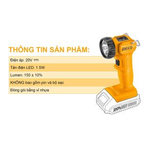 Đèn làm việc dùng pin 20V INGCO CWLI2023 - hình ảnh sản phẩm