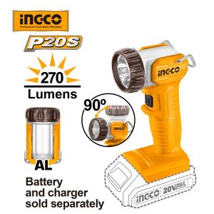 Đèn làm việc dùng pin 20V INGCO CWLI2038 - Đồ nghề, dụng cụ cầm tay, máy móc thiết bị INGCO chính hãng, giá tốt - hình ảnh sả