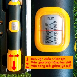 Cần siết 2 chiều 1/2 inch điều chỉnh lực từ 40-200Nm INGCO HPTW200N1 - Đồ nghề, dụng cụ cầm tay, máy móc thiết bị INGCO chính