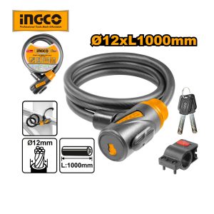Khóa xe đạp bằng chìa INGCO 12mm INGCO DBK11210 - hình ảnh sản phẩm
