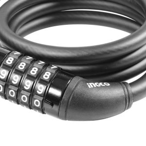 Khóa xe đạp INGCO loại 4 số dây 10mm DBK21012 - góc nhìn 2