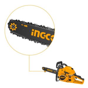 Máy cưa xích xăng 45.8cc INGCO GCS5451811 - Đồ nghề, dụng cụ cầm tay, máy móc thiết bị INGCO chính hãng, giá tốt - hình ảnh s